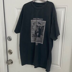 Anine Bing dark gray Graphic Tee